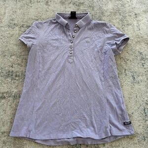 Purple Ariat Riding Polo
